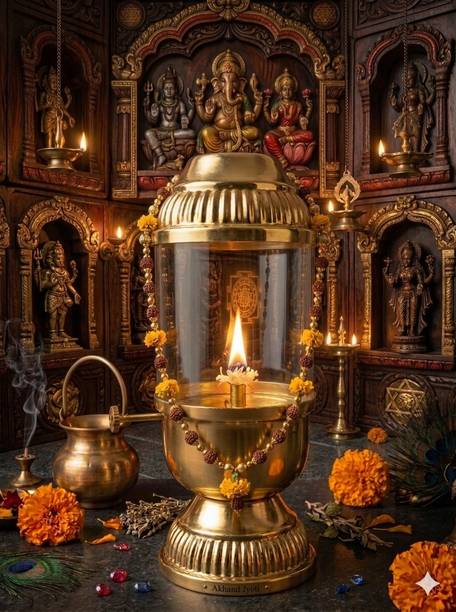 JDS Trand Glass Table Diya Set