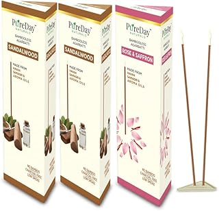 PureDay Sandalwood & Rose Dhoop (200 Sticks)
