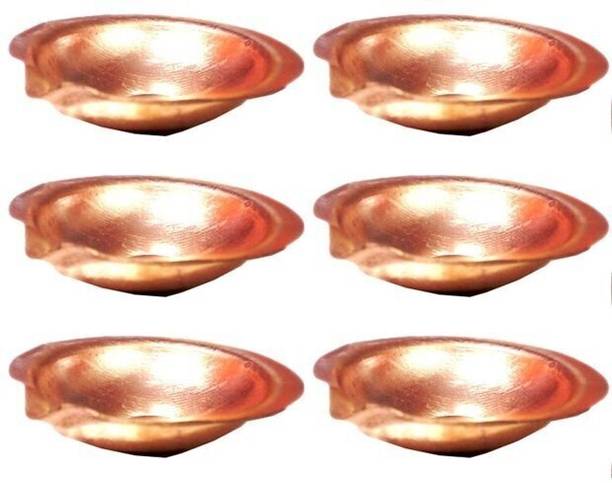 mnaonline Copper Plain Diya