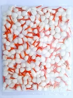 On Blow Red Round Pure Cotton Wicks (Pack of 100)