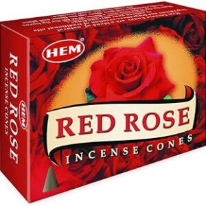 HEM Red Rose Fragrance Cones (120 Units)