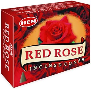 HEM Red Rose Fragrance Cones (120 Units)