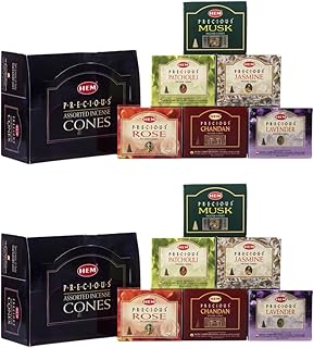 Hem Precious Assorted Dhoop Cones (Pack of 6)