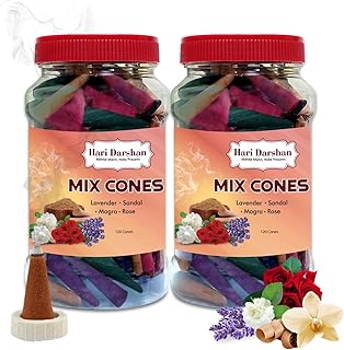 Hari Darshan Mixed Dhoop Cones (240 Units)