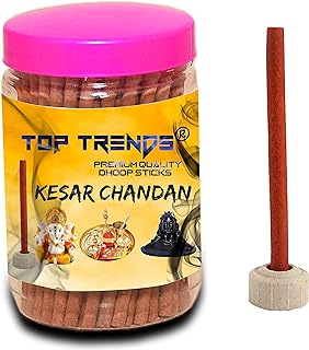 NRSON Kesar Chandan Dhoop Sticks with Box