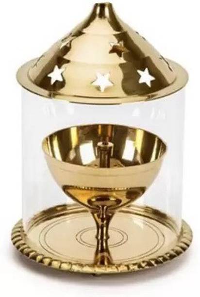 NAVYAKSH Akhand Diya Brass