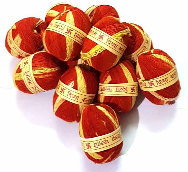 Divya Cotton Mauli Red