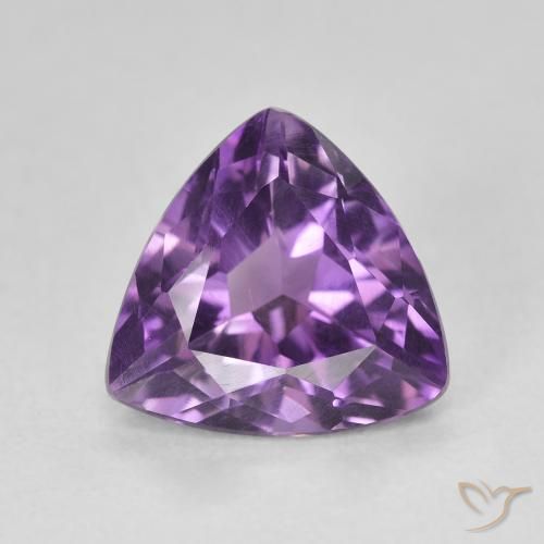 2.72ct Violet Amethyst Trillion