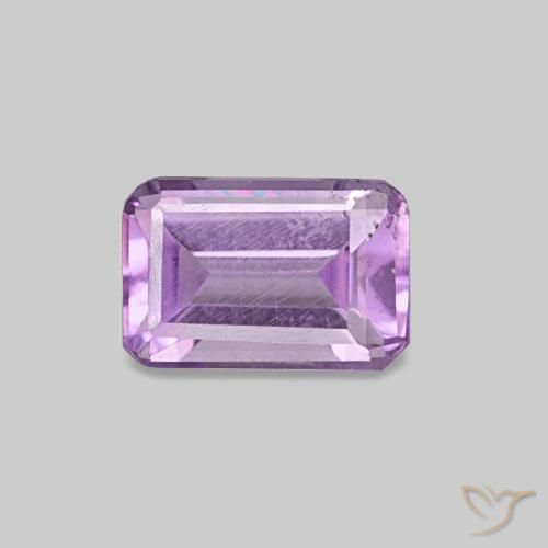 0.51ct Violet Amethyst Emerald Cut