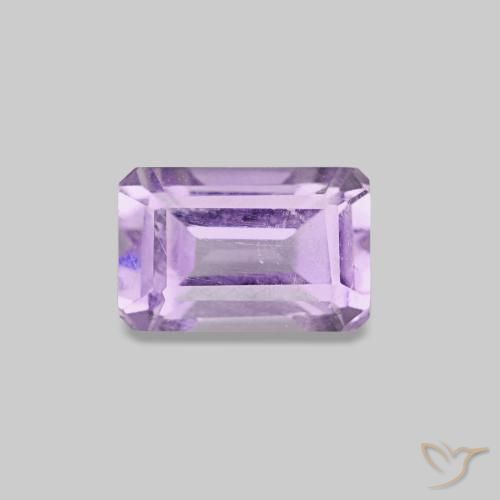 0.55ct Violet Amethyst Emerald Cut
