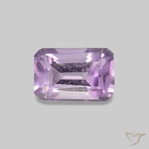 0.48ct Violet Amethyst Emerald Cut