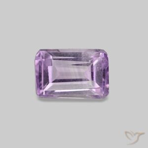 0.46ct Violet Amethyst Emerald Cut