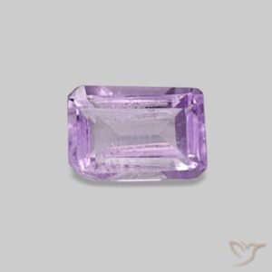 0.49ct Violet Amethyst Emerald Cut