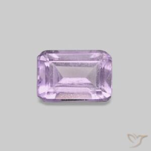 0.50ct Violet Amethyst Emerald Cut