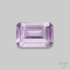 0.44ct Violet Amethyst Emerald Cut