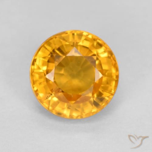 11. 0.75ct Yellow Sapphire Round VS
