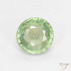19. 0.81ct Green Sapphire Round VS