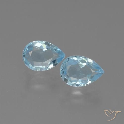 1.70ctw Blue Topaz Pear Shape