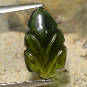 2.02ct Green Tourmaline Flower Cut