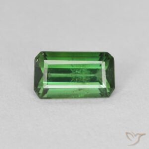 0.78ct Green Tourmaline Emerald Cut