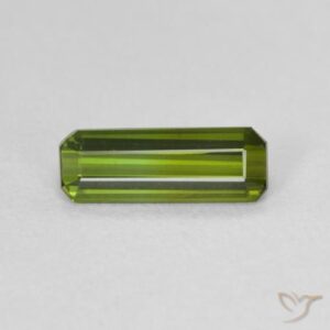 0.98ct Green Tourmaline Emerald Cut