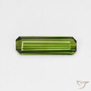 0.78ct Green Tourmaline Emerald Cut