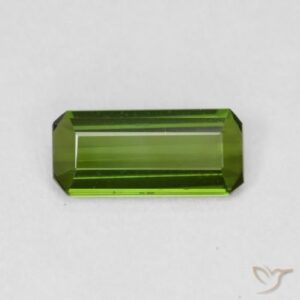 0.84ct Green Tourmaline Emerald Cut