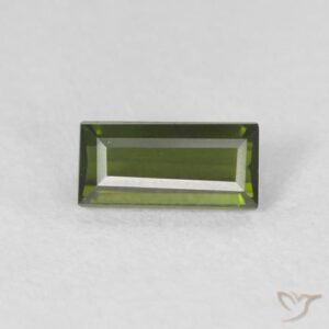 0.43ct Green Tourmaline Baguette