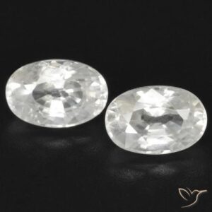 1.83ctw White Zircon Oval