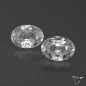 2.42ctw White Zircon Oval