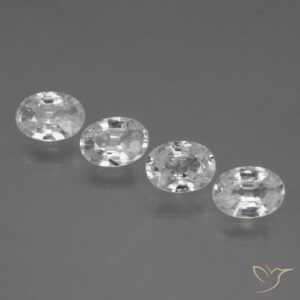 4.07ctw White Zircon Oval
