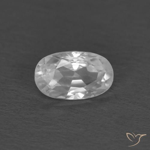 0.40ct White Zircon Oval